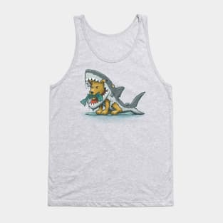 Sharksuit Dog Tank Top